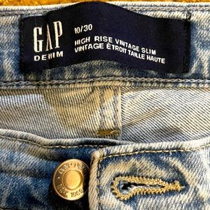 Gap High Rise Vintage Slim